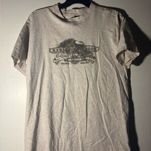 Harley-Davidson Cream Graphic Eagle Tee